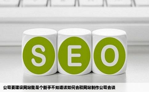 公司要建设网站我是个新手不知道该如何去和网站制作公司去谈