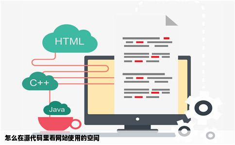 怎么在源代码里看网站使用的空间
