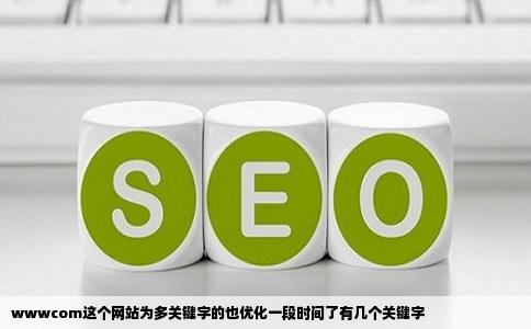 wwwcom这个网站为多关键字的也优化一段时间了有几个关键字
