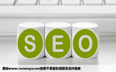 网站www.taowoyacom快照不更新的原因及应对策略