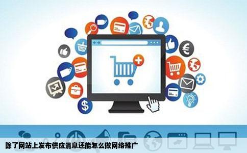 除了网站上发布供应消息还能怎么做网络推广